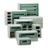 Распределительный шкаф Schneider Electric KAEDRA, 18 мод., IP65, навесной, пластик, зеленая дверь