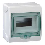 Распределительный шкаф Schneider Electric KAEDRA, 6 мод., IP65, навесной, пластик, дверь, с клеммами