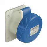 Schneider Electric 81690 розетка промышленная, 125 А, 2P+PEN, IP67, 220–230 В, прямая, скрытая установка