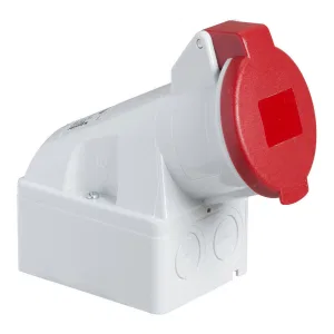 Schneider Electric 83109 — настенная розетка PratiKa 16 А, 3P+N+PE, IP44, 380 В (ШНАЙДЕР) Schneider Electric 83109 — настенная розетка PratiKa 16 А, 3P+N+PE, IP44, 380 В (ШНАЙДЕР)