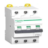 Дифавтомат Schneider Electric Acti9 3P 13А ( C ) 10 кА, 30 мА ( A ), A9D17313