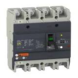 Силовой автомат Schneider Electric Easypact EZC 250, TM-D c диф защитой, 25кА, 4P, 63А
