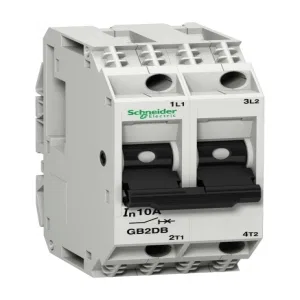Автоматический выключатель Schneider Electric TeSys GB2 2P 3А 1.5кА, GB2DB08 (ШНАЙДЕР) Автоматический выключатель Schneider Electric TeSys GB2 2P 3А 1.5кА, GB2DB08 (ШНАЙДЕР)