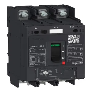Выключатель автоматический GV4LE магнитный расцепитель 115A 25kA зажим под кольцевой наконечник (ШНАЙДЕР) Выключатель автоматический GV4LE магнитный расцепитель 115A 25kA зажим под кольцевой наконечник (ШНАЙДЕР)