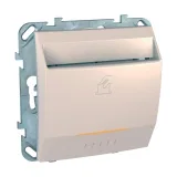 Schneider Electric MGU5.540.25ZD карточный выключатель Unica, механический, бежевый