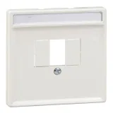 Schneider Electric Merten System Design MTN297819 - центральная плата для розетки TAE, полярно-белый