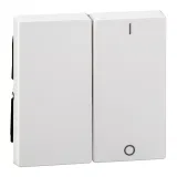 Клавиша двойная Schneider Electric MERTEN SYSTEM M, активно-белый