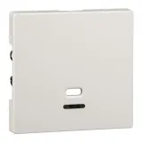 Schneider Electric MTN3380-0319 центральная плата с окном для светового индикатора для выключателя со шнуром, белая