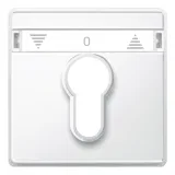 Schneider Electric MTN348219 — центральная накладка для выключателя жалюзи, белая