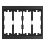 Schneider Electric MTN4040-6547 Рамка MERTEN D-LIFE на 4 поста, базальт