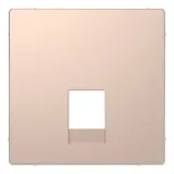 Schneider Electric MERTEN D-LIFE MTN4215-6051 — накладка на информационную розетку, шампань