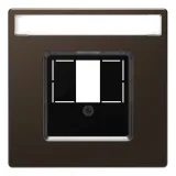 Schneider Electric MERTEN D-LIFE MTN4250-6052 (мокко) накладка на информационную розетку USB/TAE