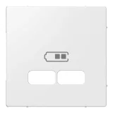 Schneider Electric MERTEN System M MTN4367-0319 - накладка USB, полярный белый