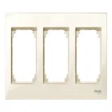 Schneider Electric MTN515344 рамка 3 поста Merten M-Plan, бежевый глянцевый