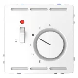 Schneider Electric MTN5761-6035 термостат комнатный Merten D-Life, белый лотос