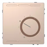 Schneider Electric MTN5762-6051 комнатный термостат Merten D-LIFE, шампань, датчик биметалл