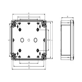 Корпус Schneider Electric THALASSA, 74x116x65мм, IP66, пластик