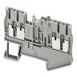 КЛЕМ ВТЫЧ.РАЗЪЕДЕНИТ НОЖ ТИП, 4ТЧК, 2,5ММ,СЕРЫЙ