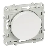Schneider Electric S52R221 выключатель двухклавишный ODACE, скрытый монтаж, белый