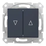 Schneider Electric Sedna SDN1300170 Выключатель для жалюзи, графит