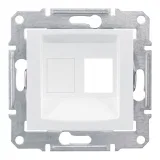 Schneider Electric Sedna SDN4300621 Адаптер для коннекторов AMP одиночный, белый