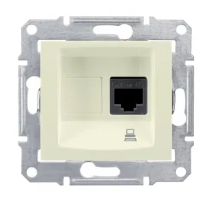 Schneider Electric SDN4700147 розетка компьютерная RJ45 Cat.6, бежевый (ШНАЙДЕР) Schneider Electric SDN4700147 розетка компьютерная RJ45 Cat.6, бежевый (ШНАЙДЕР)