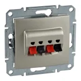 Schneider Electric SDN5400168, аудио-розетка, титан