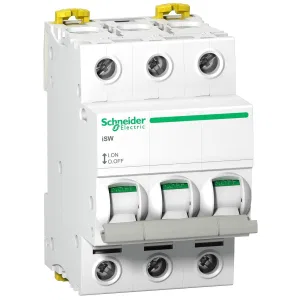 Schneider Electric Acti 9 iSW A9S65363 - выключатель нагрузки 3P 63 А 415 В (ШНАЙДЕР) Schneider Electric Acti 9 iSW A9S65363 - выключатель нагрузки 3P 63 А 415 В (ШНАЙДЕР)