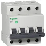 Schneider Electric Easy9 автоматический выключатель 4 полюса 16 А (C) 4,5 кА Schneider Electric Easy9, 4 полюса, 16A, тип C, 4,5kA (EZ9F34416)