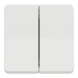 MUR39022 SE MUREVA S, ДВУХКЛАВИШНЫЙ ПЕРЕКЛЮЧАТЕЛЬ, сх. 6+6, механизм, БЕЛЫЙ, IP55