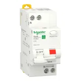 Schneider Electric R9D25610 Автоматический выключатель дифференциального тока (АВДТ) Resi9, 10 A, 30 mA, тип AC, кривая C, 2 полюса, 6 kA, ширина 2 модуля DIN