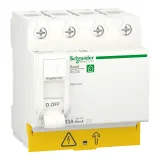 Schneider Electric Resi9 Устройство защитного отключения (УЗО) R9R51463, 4 полюса, 63 A, 30 mA, тип AC, ширина 4 DIN-модуля