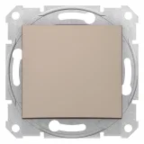 SDN0500168 Выключатель одноклавишный перекрёстный Schneider Electric Sedna, на винтах, титан