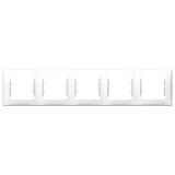 Schneider Electric Sedna SDN5800921 Рамка на 5 постов, горизонтальная, белая
